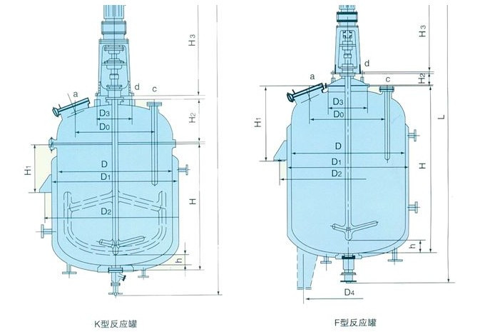 搪玻璃电加热反应釜